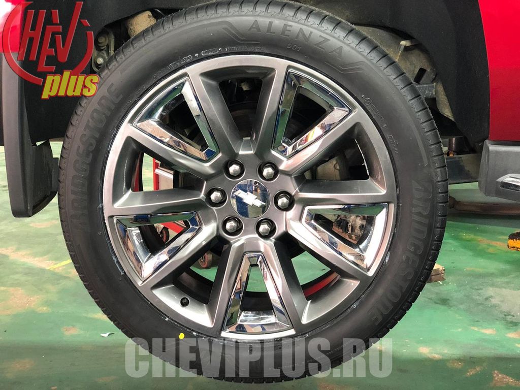 Широкий выбор колесных дисков и шин на модели Шевроле Тахо 4 от компании Шеви Плюс