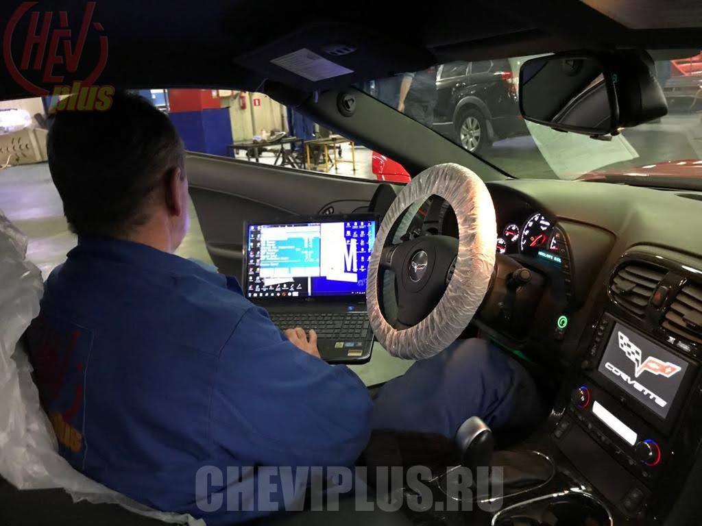 Процесс технического обслуживания на автомобилях Шевроле Корвет от компании Шеви Плюс