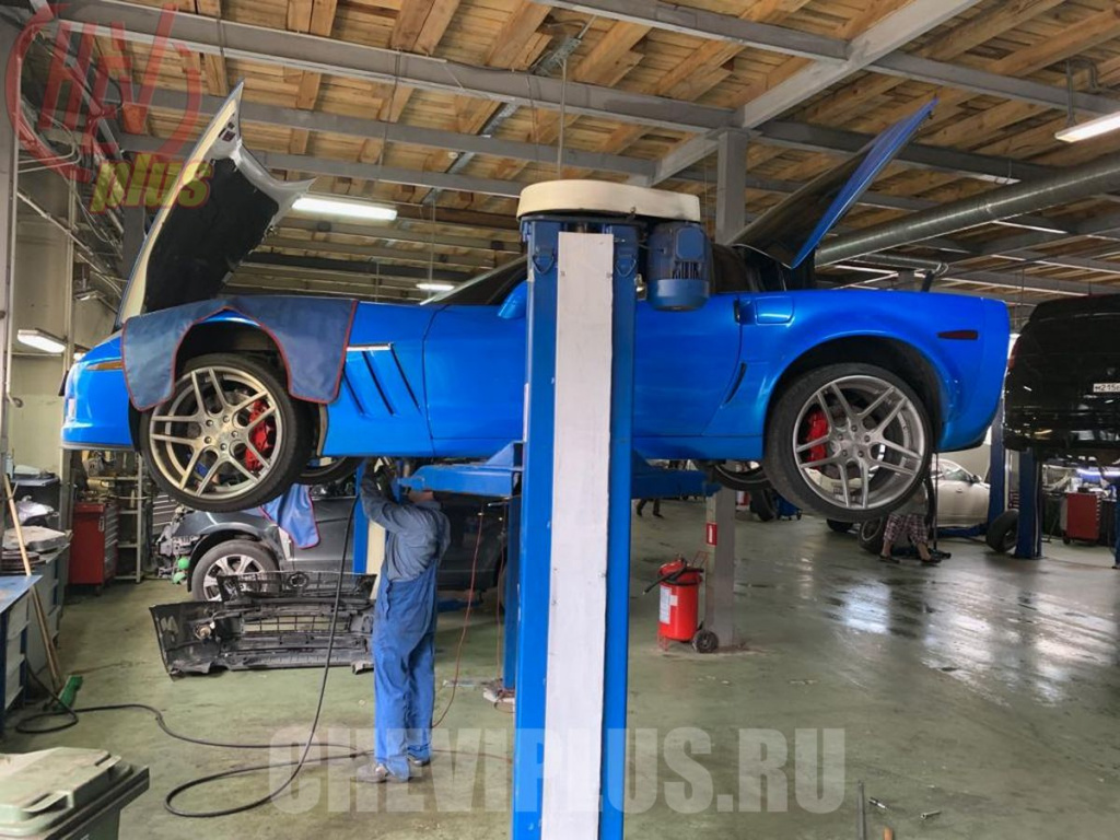 Процесс снятия и ремонта АКПП на автомобилях Шевроле Корвет от компании Шеви Плюс