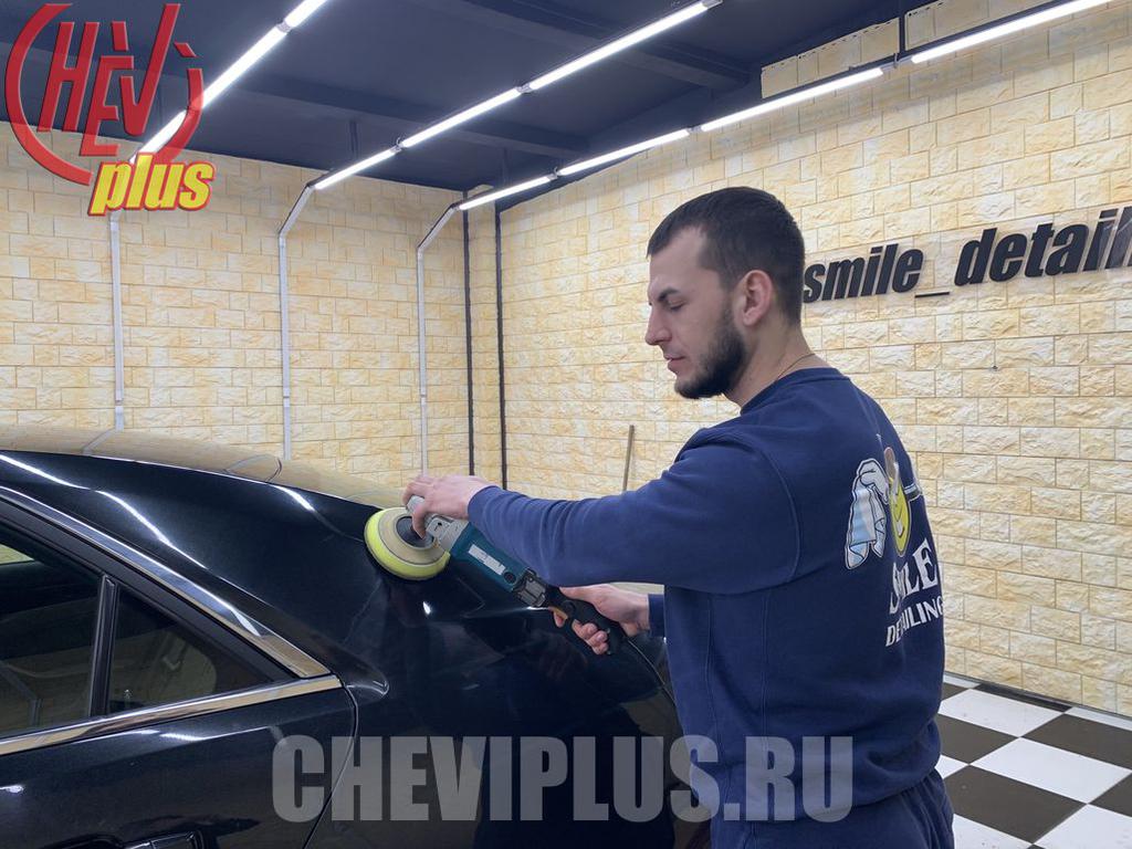 Полировка кузова Cadillac SRX — сеть техцентров ШЕВИ ПЛЮС в Москве, Санкт-Петербурге и Краснодаре