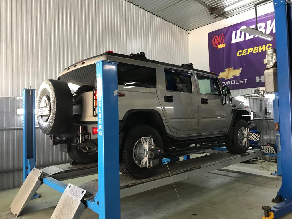 Замена прокладки поддона двигателя Hummer H2