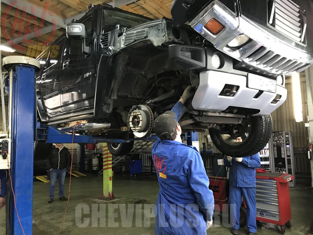 Замена и ремонт рулевого редуктора на Hummer H2 — сеть техцентров ШЕВИ ПЛЮС в Москве, Санкт-Петербурге и Краснодаре