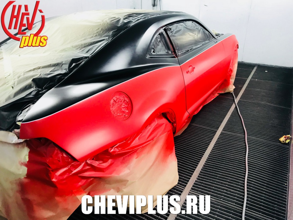 Комплекс работ по покраске заднего крыла на автомобилях Шевроле Камаро от компании Шеви Плюс