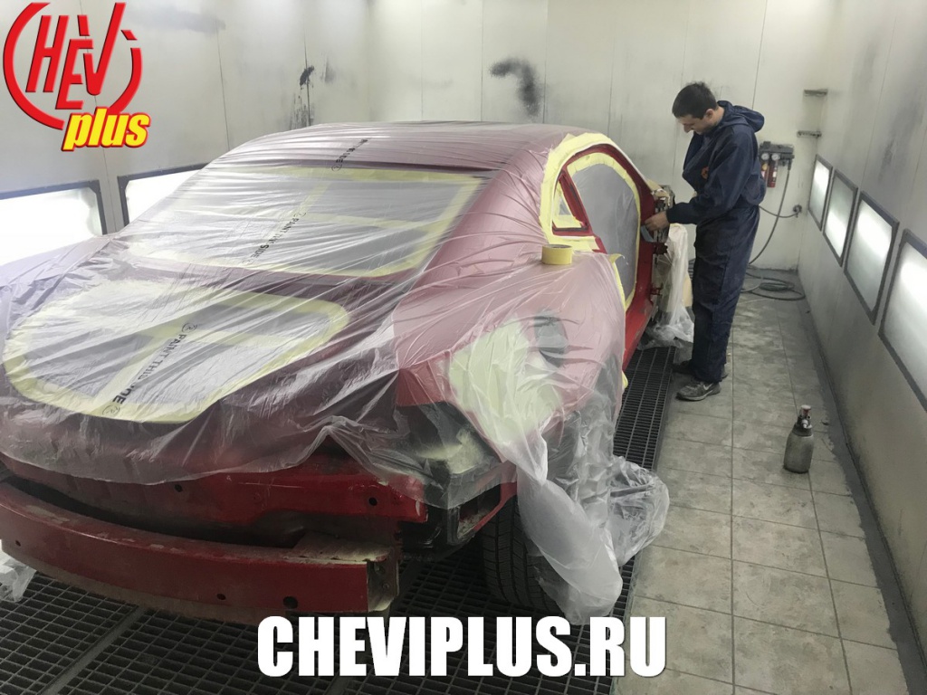 Комплекс работ по покраске кузова на автомобилях Шевроле Камаро от компании Шеви Плюс