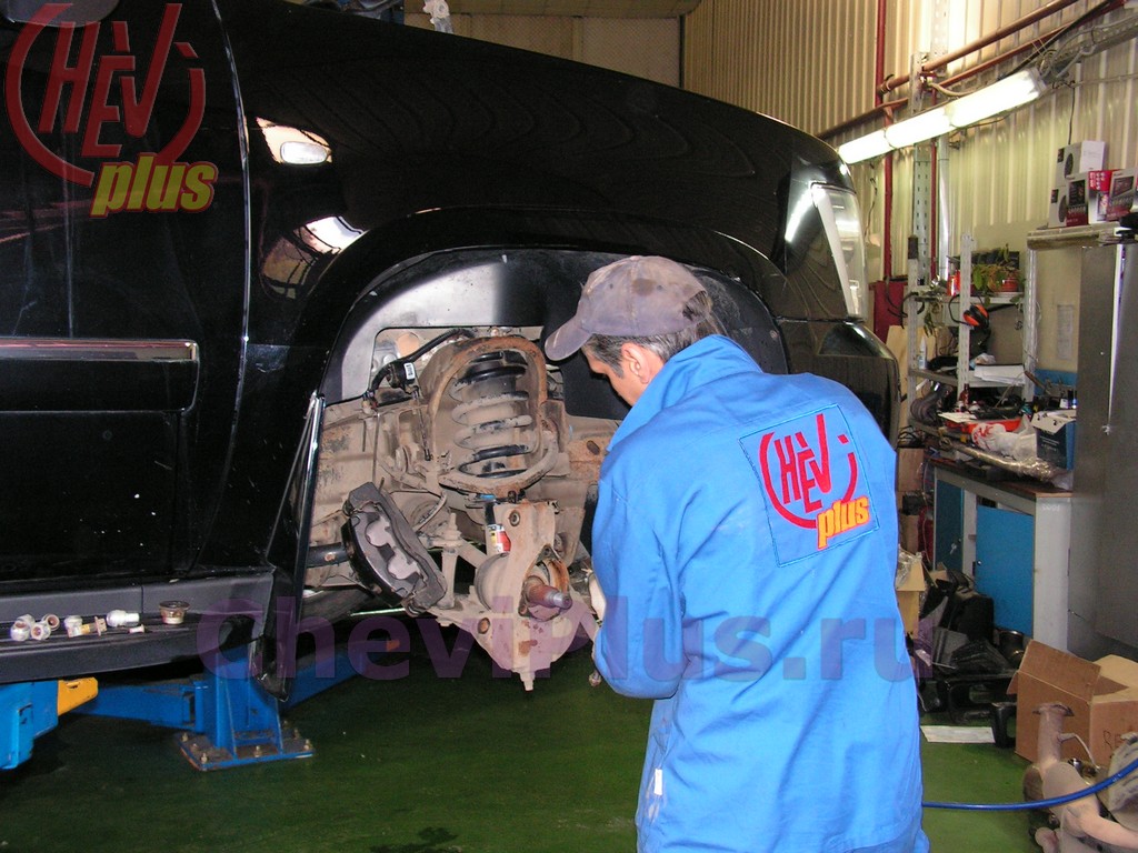 Комплекс работ по замене передней ступицы на автомобилях Шевроле Тахо 900 от компании Шеви Плюс