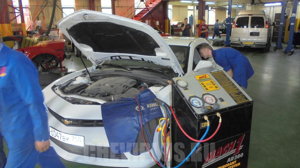 Комплекс работ по техническому обслуживанию автомобиля Chevrolet Camaro в компании Шеви Плюс