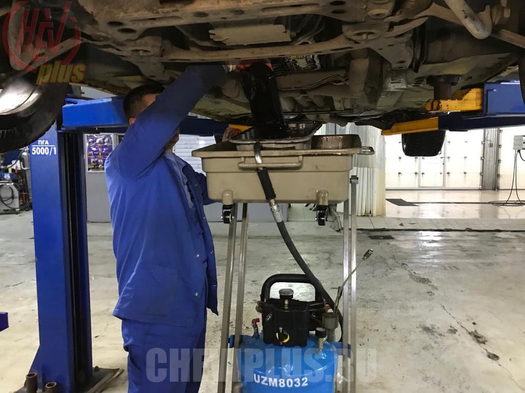 Комплекс работ по замене масла в АКПП автомобиля Chevrolet Camaro в компании Шеви Плюс