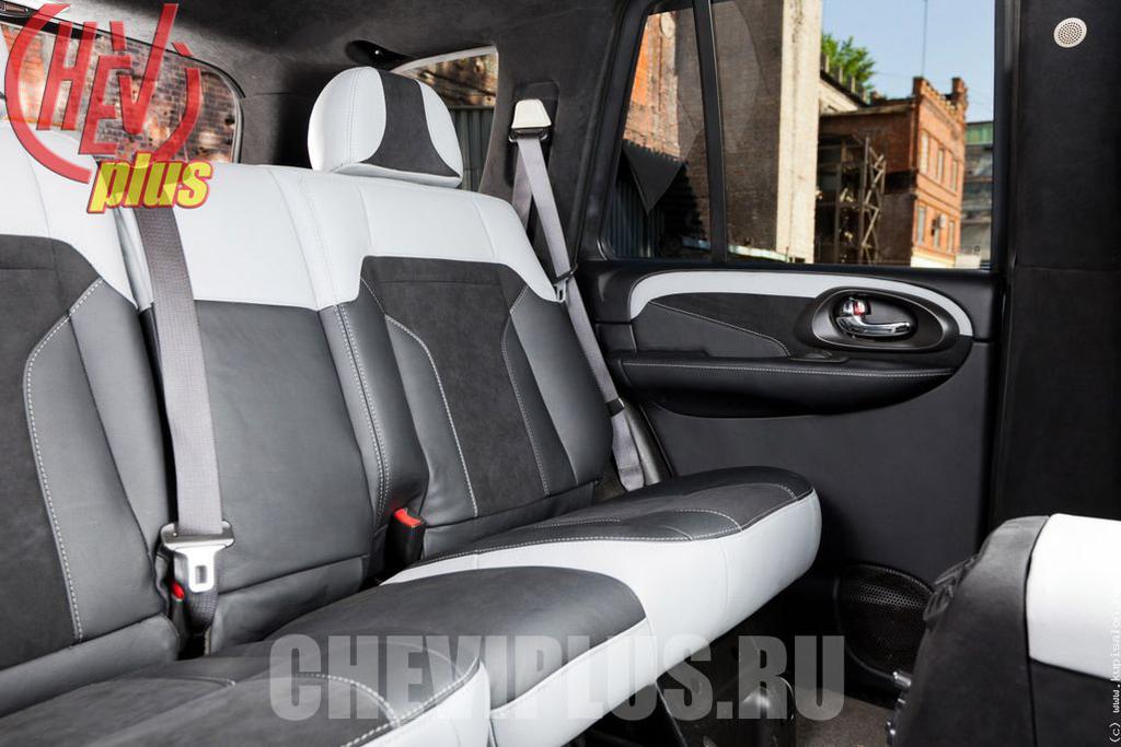 Перетяжка салона Chevrolet Trailblazer 2 — сеть техцентров ШЕВИ ПЛЮС в Москве, Санкт-Петербурге и Краснодаре