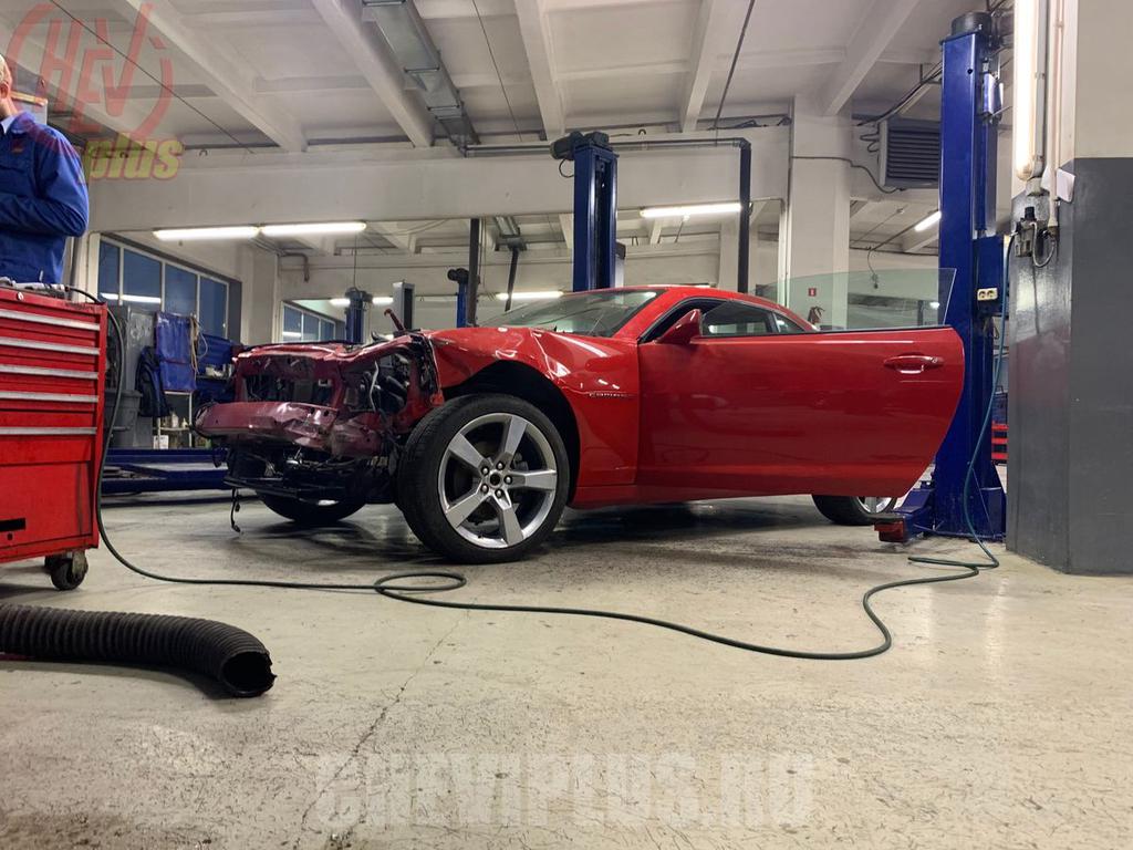 Восстановление после ДТП автомобиля Chevrolet Camaro в компании Шеви Плюс