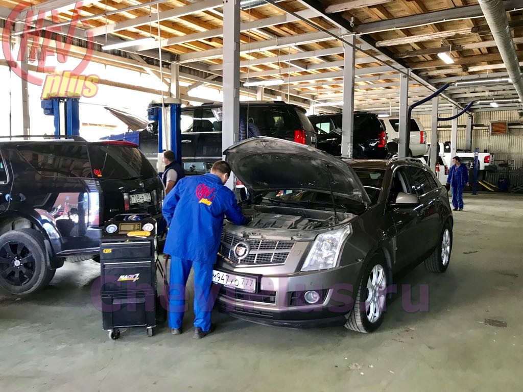 Диагностика и ремонт кондиционера Cadillac SRX