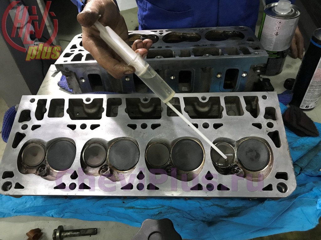 Комплекс технических работ по ремонту двигателя Кадиллак Эскалейд в компании Шеви Плюс с применением профильного оборудования