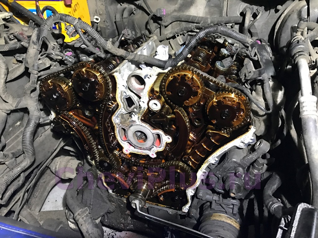 Комплекс работ по замене двигателя Cadillac SRX в компании Шеви Плюс