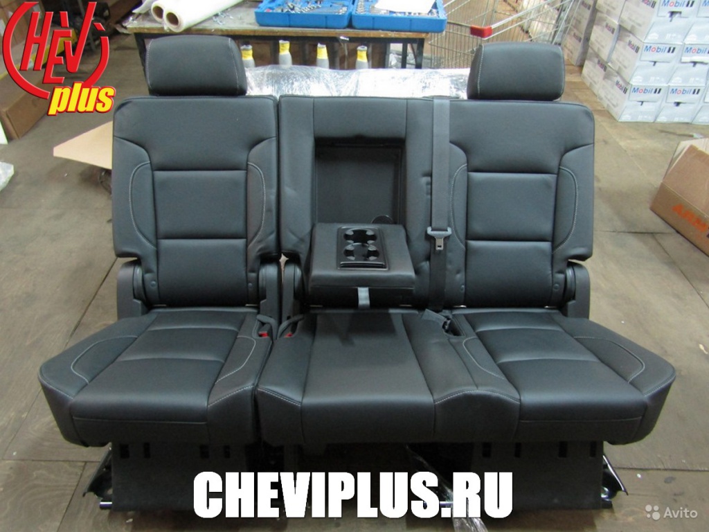 Полный комплекс работ по замене капитанских сидений на лавочки на автомобилях Кадиллак Эскалейд 4 от компании Шеви плюс