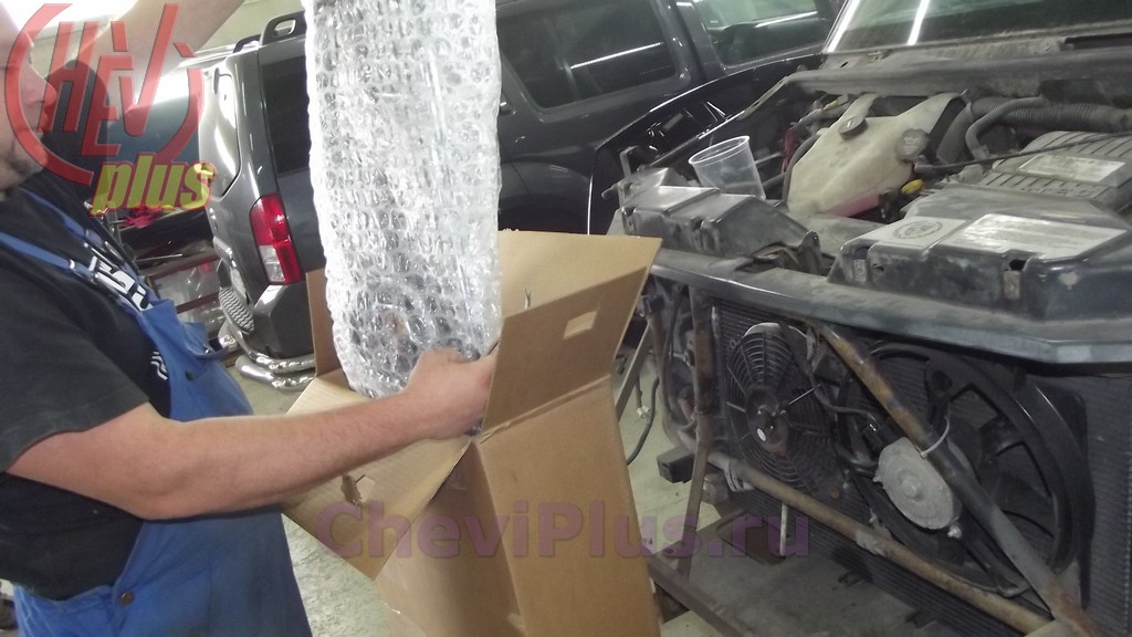 Комплекс работ по замене решетки радиатора на автомобилях Кадиллак SRX от компании Шеви Плюс