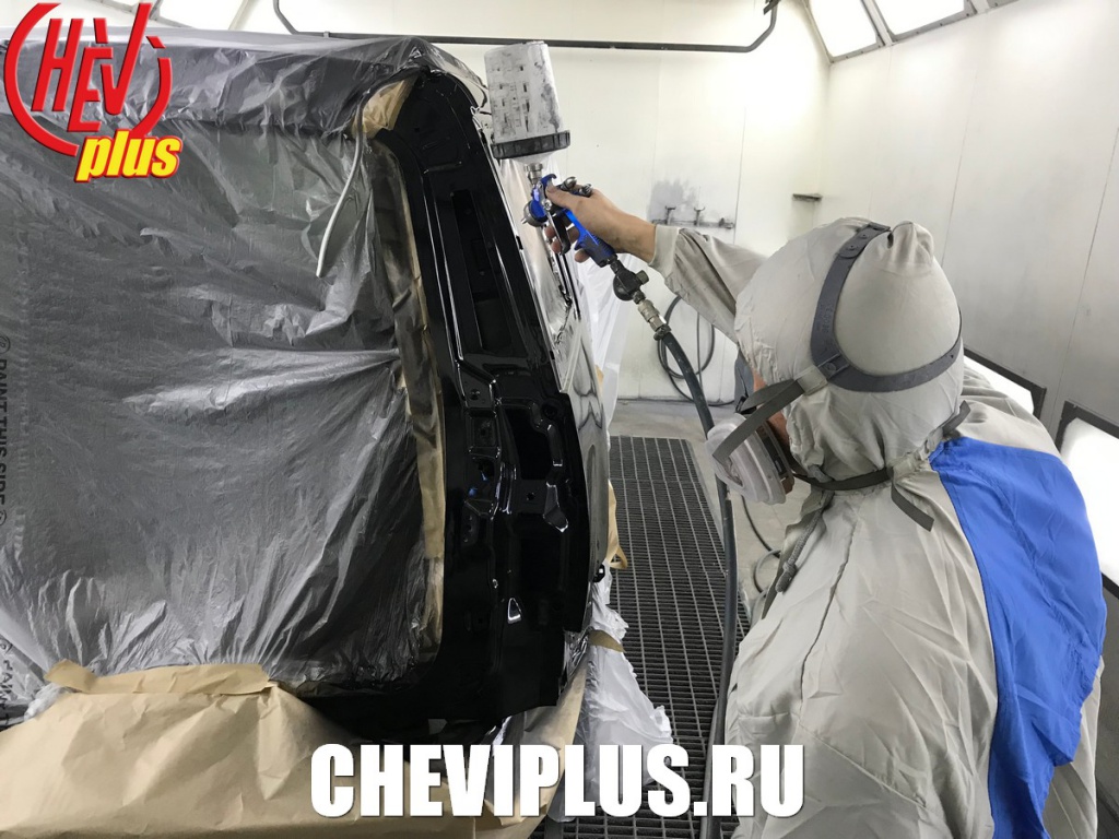 Комплекс работ по ремонту и покраске заднего крыла на Шевроле Тахо 900 от компании Шеви Плюс