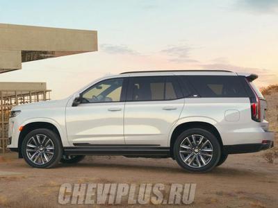 Cadillac Escalade 5-gen фото в городе ночью