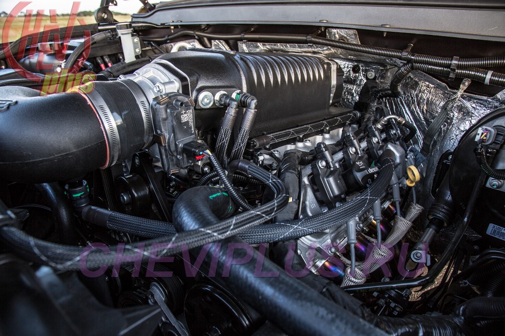 Тюнинг двигателя-установка турбины Cadillac Escalade 4