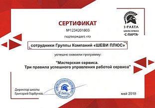 Сертификат #22